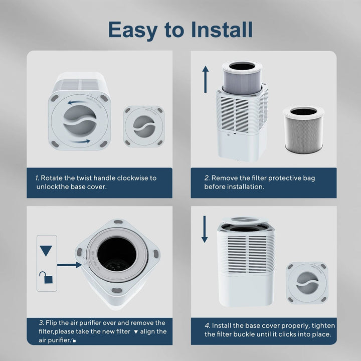 HEPA Air Purifier with Aromatherapy | Negative Ion Technology &amp; HEPA Filtration | Odour &amp; Smoke Eliminator for Home 7