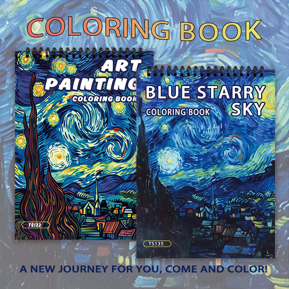 Spiral Bound Adult Colouring Book Lay-Flat Thick Paper 1