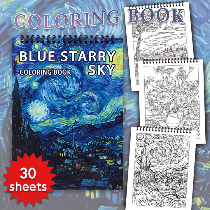 Spiral Bound Adult Colouring Book Lay-Flat Thick Paper 2