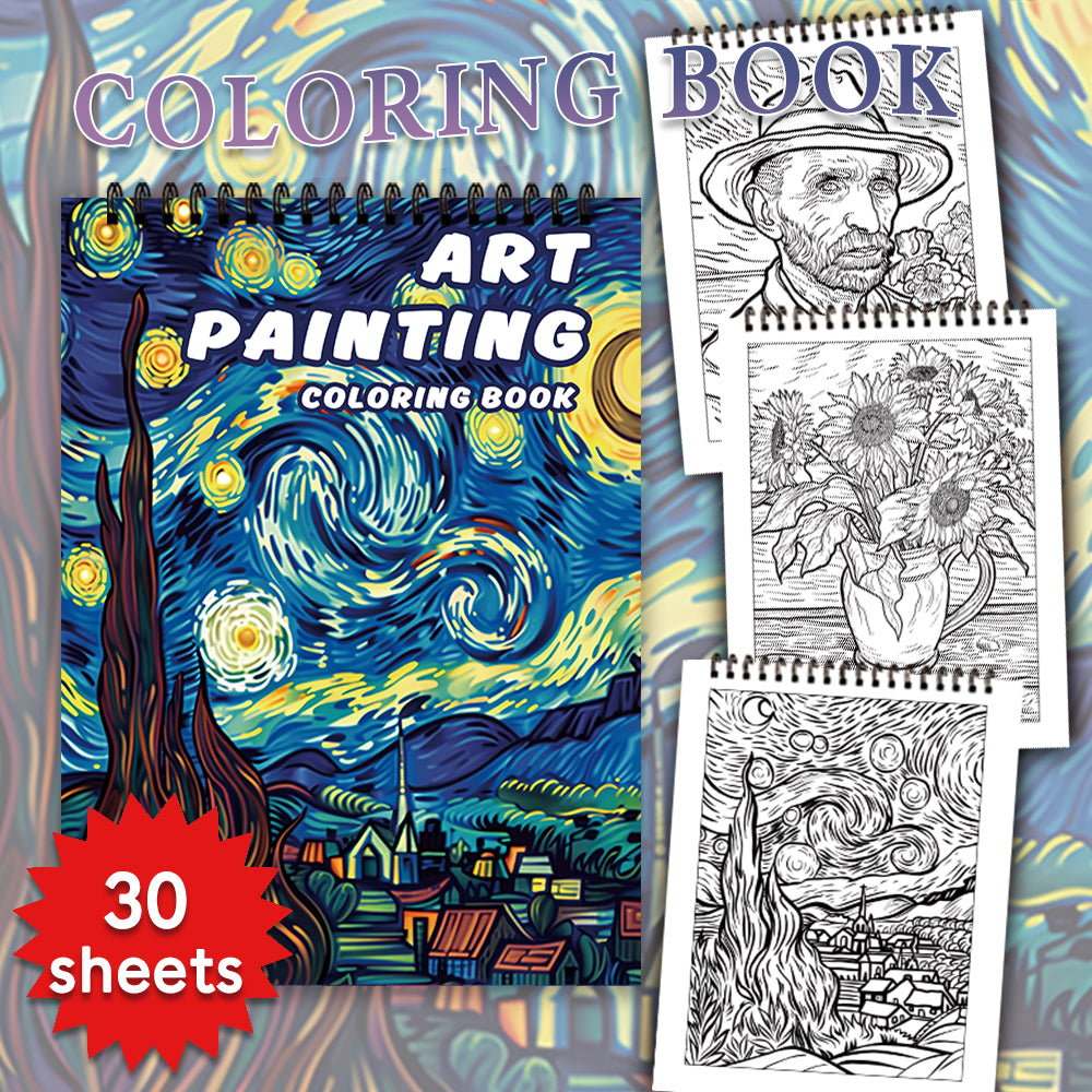 Spiral Bound Adult Colouring Book Lay-Flat Thick Paper 3