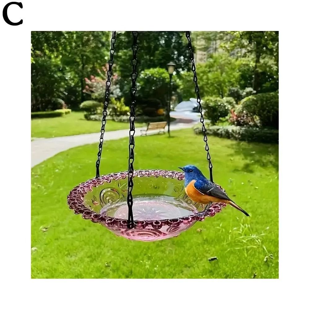 Hanging Bird Feeder for Garden and Patio | Holds Seeds, Nuts and Mixed Bird Food | Weather Resistant Outdoor Decoration 10