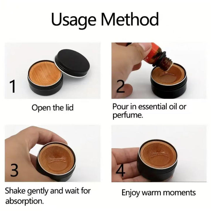 Solid Wood Aroma Diffuser | No Electricity Needed, Slow-Release Design | Long Lasting Natural Fragrance for Home &amp; Office 5
