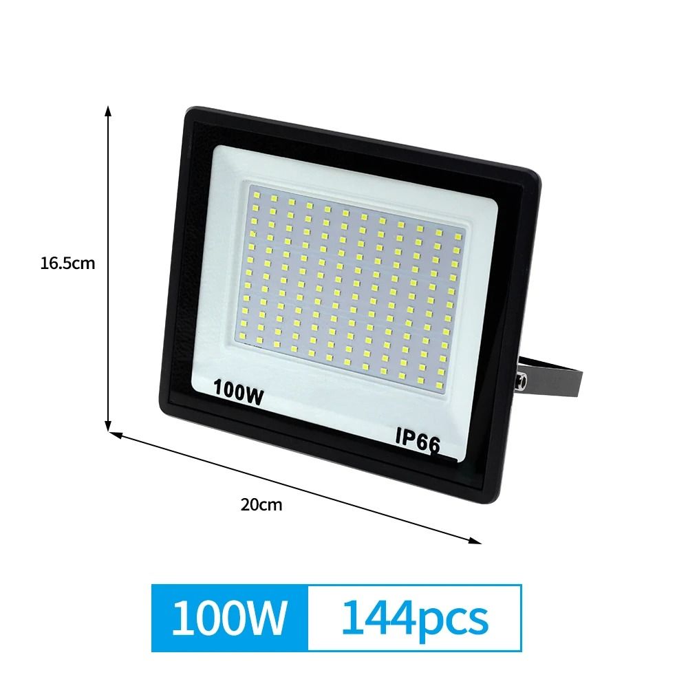 LED Flood Light Aluminium | 120-Degree Wide Beam Outdoor Security Lamp | IP66 Waterproof, All-Weather Durability 12