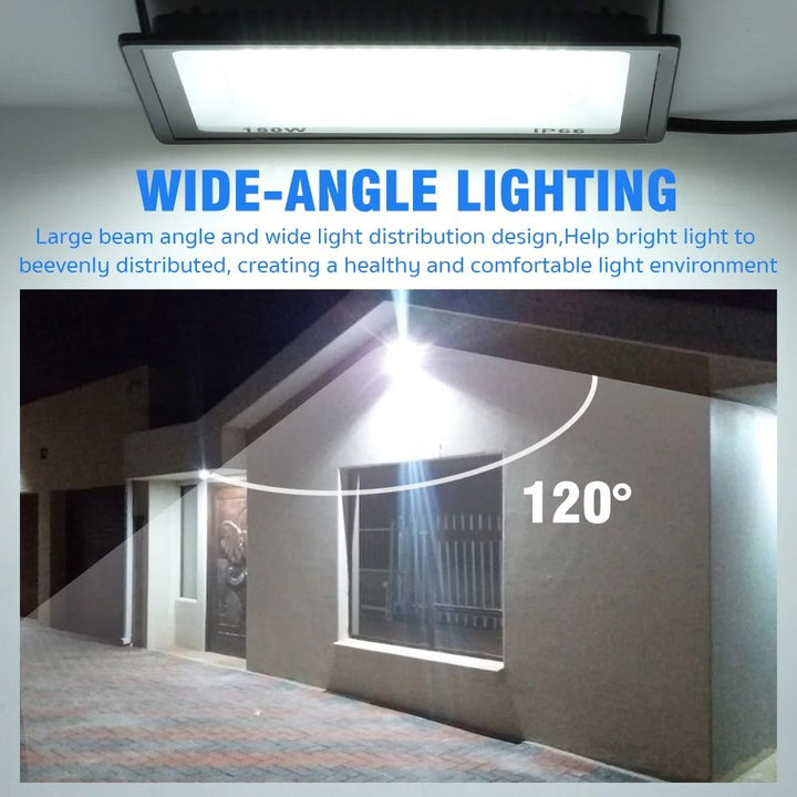 LED Flood Light Aluminium | 120-Degree Wide Beam Outdoor Security Lamp | IP66 Waterproof, All-Weather Durability 4