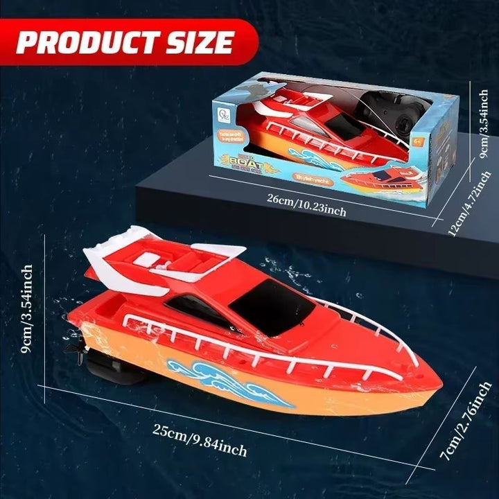 Remote Control Racing Boat | Waterproof 2.4GHz Controls, Self-Righting Hull | Up to 20 mph, Rechargeable Battery 6