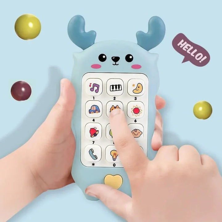 Baby Learning Phone Toy Silicone | Bilingual Voice Modes &amp; Soothing Teether | Sensory Play for Infants &amp; Toddlers 7