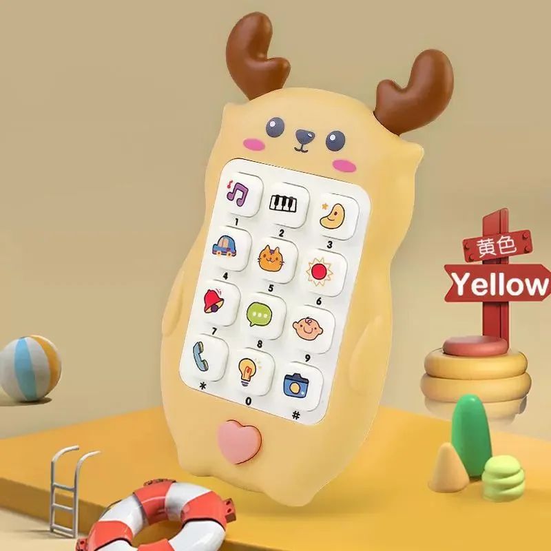 Baby Learning Phone Toy Silicone | Bilingual Voice Modes &amp; Soothing Teether | Sensory Play for Infants &amp; Toddlers 8
