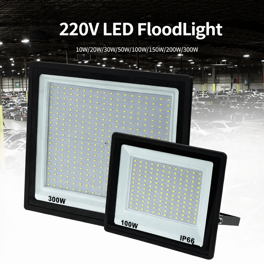 LED Flood Light Aluminium | 120-Degree Wide Beam Outdoor Security Lamp | IP66 Waterproof, All-Weather Durability 2