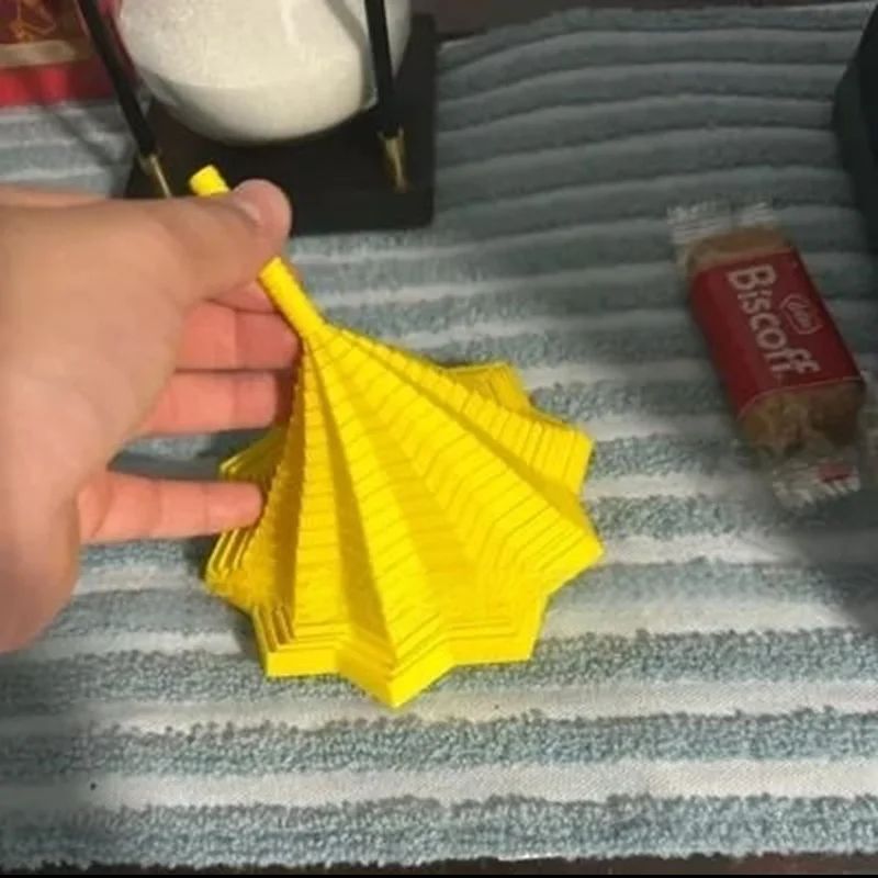 3D Spiral Fidget Toy | Expand-and-Spin Star Design, 3D-Printed Plastic | Stress Relief Desk Toy for Focus and Calm 3