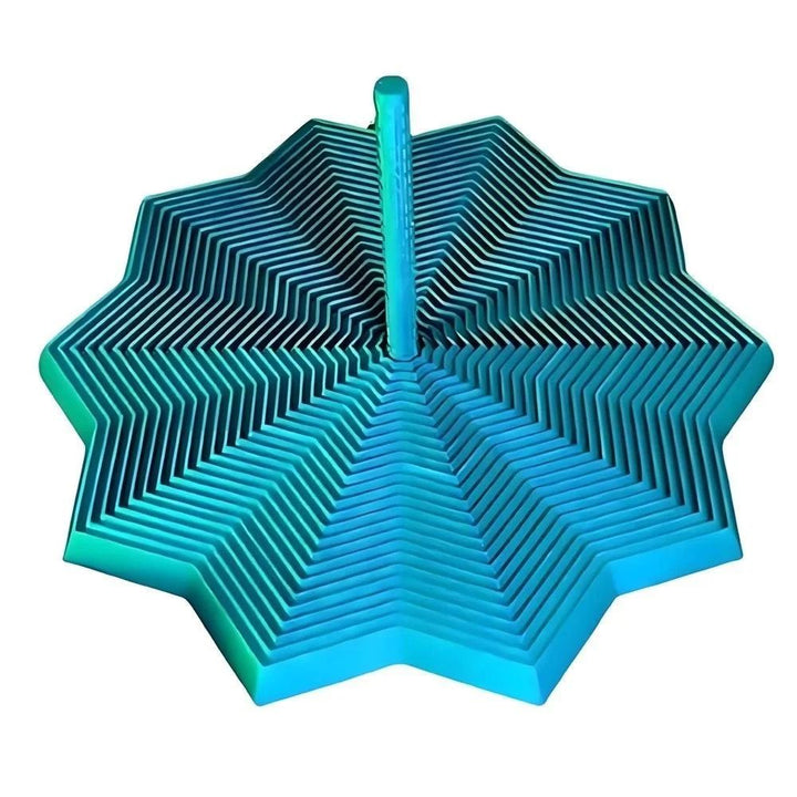 3D Spiral Fidget Toy | Expand-and-Spin Star Design, 3D-Printed Plastic | Stress Relief Desk Toy for Focus and Calm 8
