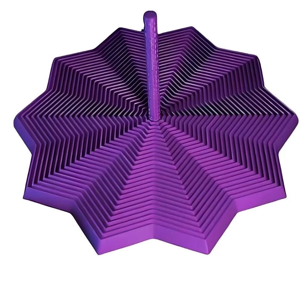 3D Spiral Fidget Toy | Expand-and-Spin Star Design, 3D-Printed Plastic | Stress Relief Desk Toy for Focus and Calm 11