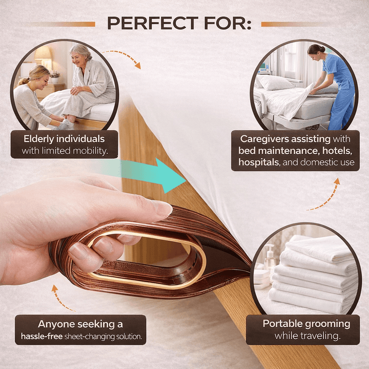 Mattress Lifter Ergonomic Bed Wedge Lightweight with Angled Leverage Design 2