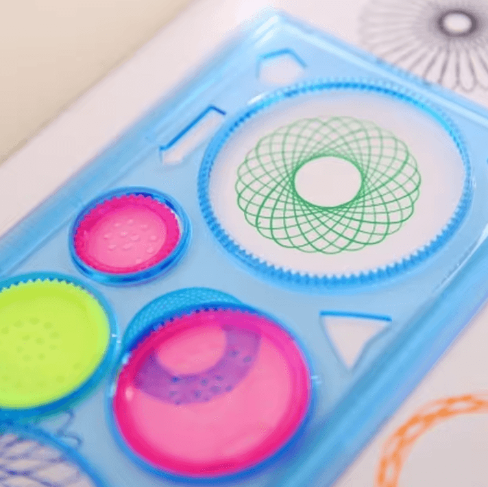 Multifunctional Drawing Ruler Plastic | Puzzle Shapes & Measurement Marks | Accurate Tracing for Art, Maths and Design 1