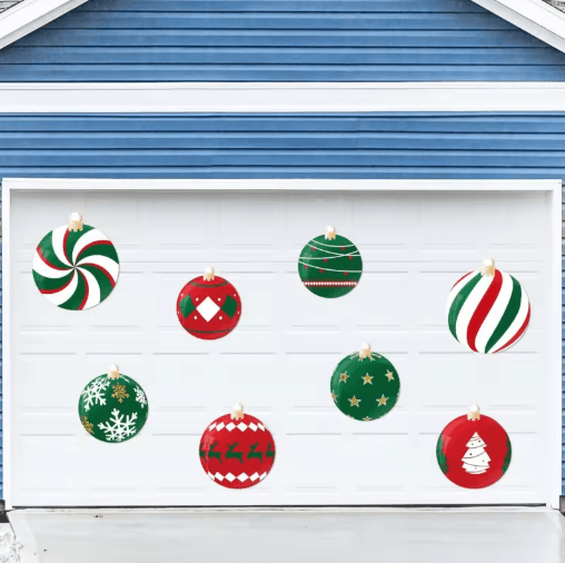 8 Piece Christmas Garage Door Magnets Ornament Decorations 3
