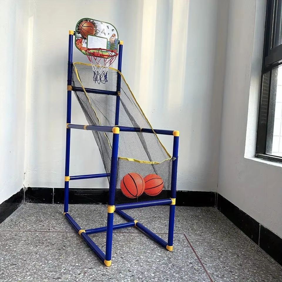 Family Basketball Game Set Arcade Kids Indoor Outdoor with Ball Pump 1
