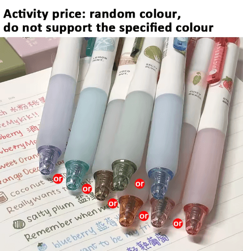 Fruit Scented Gel Pens 0.5mm Tip | 3D Fruit Design Gel Set | Smooth Writing for School, Journaling and Scrapbooking 7