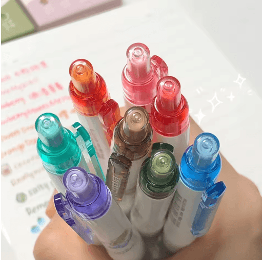 Fruit Scented Gel Pens 0.5mm Tip | 3D Fruit Design Gel Set | Smooth Writing for School, Journaling and Scrapbooking 9