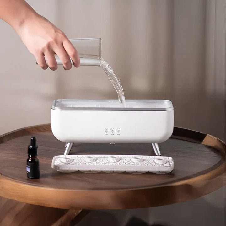 Aroma Diffuser ABS Plastic, 300 ml Tank | White, Jellyfish Mist Effect | Two Mist Modes, LED Colour Light, Remote &amp; Timer 7