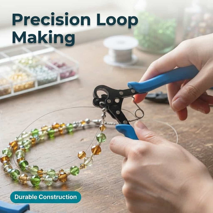 Jewellery Loop Pliers Stainless Steel | Ergonomic Non-Slip Handles | Uniform Loops for Wire-Wrapped Jewellery Making 5