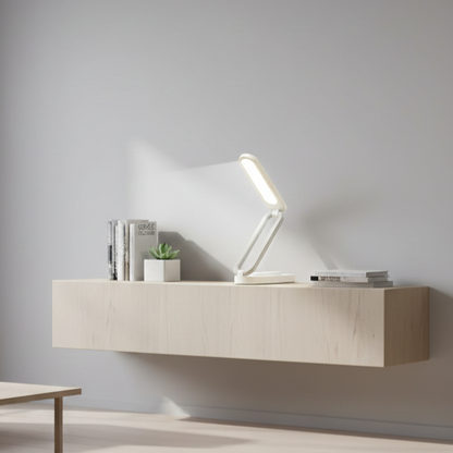 LumiFlex stylish compact rechargeable desk lamp with adjustable brightness
