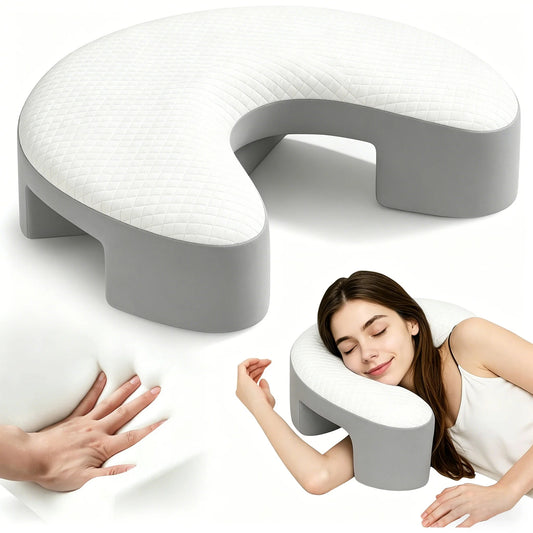 Side Sleeper Pillow | Shoulder Cutout | Memory Foam | Hypoallergenic | Machine Washable