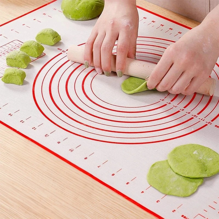 Silicone Baking Mat Fiberglass Mesh | Non-Stick Reusable Pastry Mat | Even Heat Distribution, Dishwasher-Safe for Baking 1