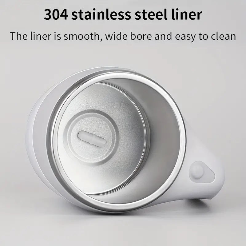 Self Stirring Mug Stainless Steel | Magnetic Base &amp; Rechargeable Motor | Hands-Free Mixing for Coffee, Tea &amp; Shakes 5