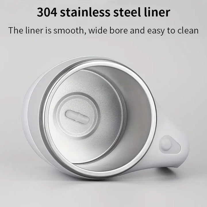 Self Stirring Mug Stainless Steel | Magnetic Base &amp; Rechargeable Motor | Hands-Free Mixing for Coffee, Tea &amp; Shakes 5