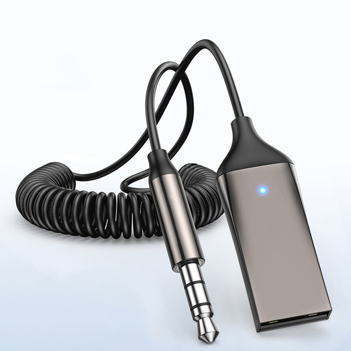 Bluetooth Aux Adapter Bluetooth 5.3 | Stable 10m Range &amp; Auto-Reconnect | Zinc Alloy Build with 5-Device Memory 1