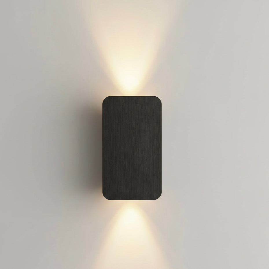 Close-up of NovaLux indoor wall lamp, showing clean lines and durable metal construction