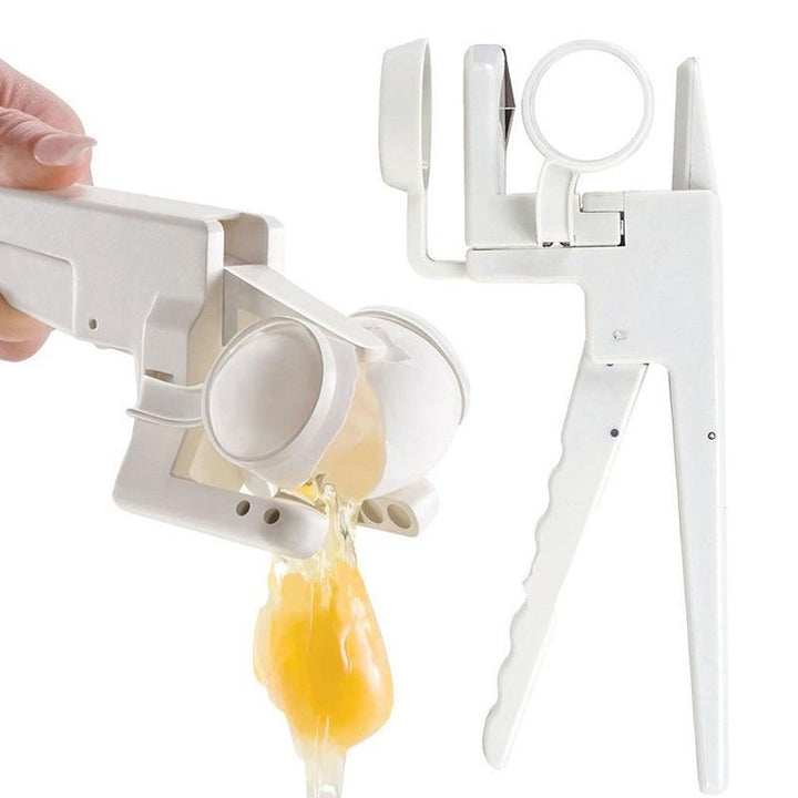 One Handed Egg Cracker Tool, Best Egg Cracker Egg Yolk Separator-Kitchen Equipments &amp; Tools-Kitchen Groups-Kitchen Groups