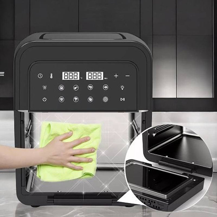 Digital Air Fryer Oven 6.5L | 8 Cooking Presets with Touch Screen | 360° Hot Air Circulation for Oil-Free Crispy Meals 5