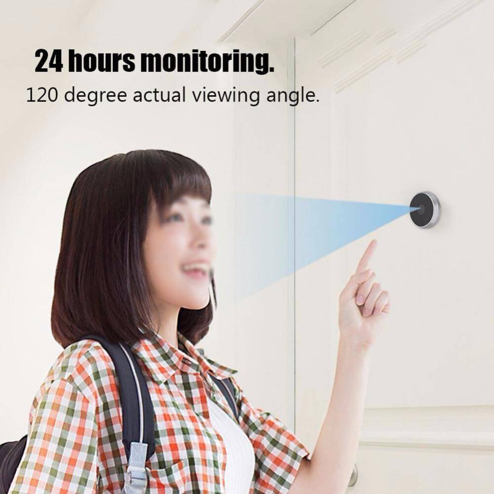 120 Degree Digital Video Doorbell Peephole Viewer - Image 9
