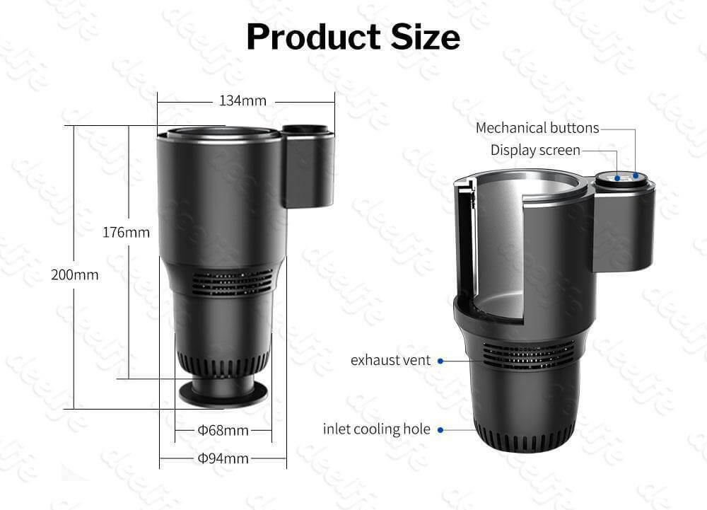 2in1 Auto Car Heating Cooling Cup - Image 7