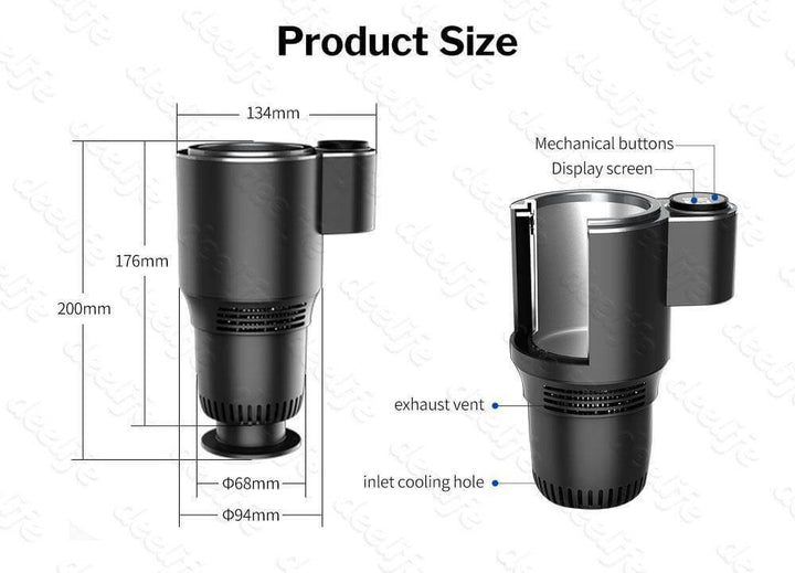 2in1 Auto Car Heating Cooling Cup - Image 7