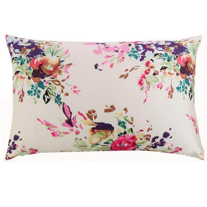 100% Nature Colorful Silk Colorful Pillowcases - Image 1