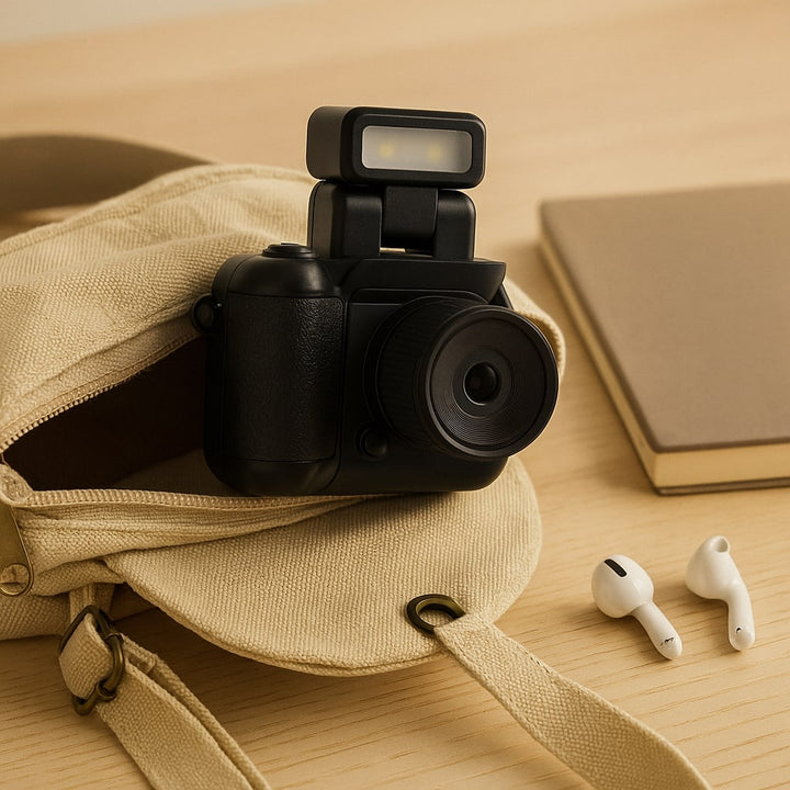 Retro Digital Camera Compact | 1080p HD Photo &amp; Video Mode | 600 Minutes Battery, USB Charging, Colour Display 1