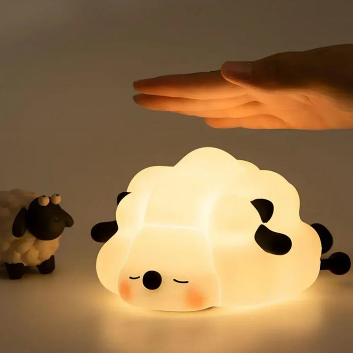 Silicone Squeeze Night Light | Adjustable 3-Level Brightness &amp; Rechargeable | 30-Minute Sleep Timer for Bedtime 30