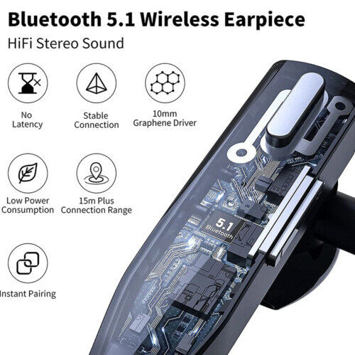 Bluetooth Headset Noise Cancellation Dual Pairing 25H 3