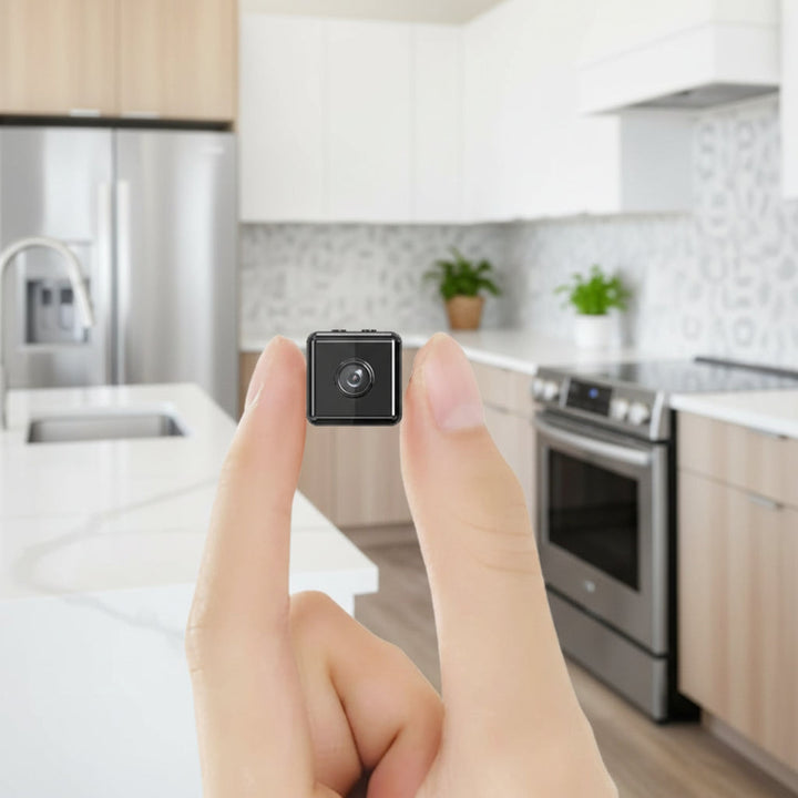 Wireless Mini Security Camera | 1080p Full HD, Night Vision, Motion Detection | Rechargeable Battery, Indoor &amp; Outdoor Use 1