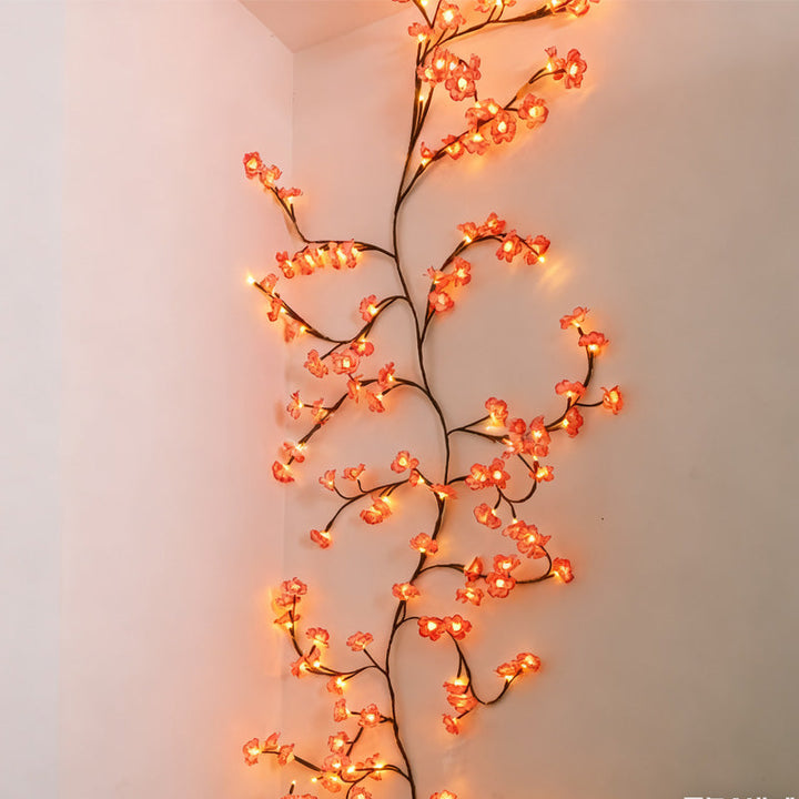 LED Mood Lighting Floral Vine Flexible USB Powered with Remote Control 2