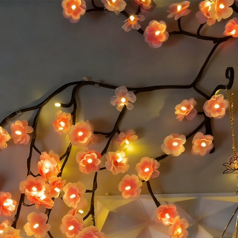 LED Mood Lighting Floral Vine Flexible USB Powered with Remote Control 3