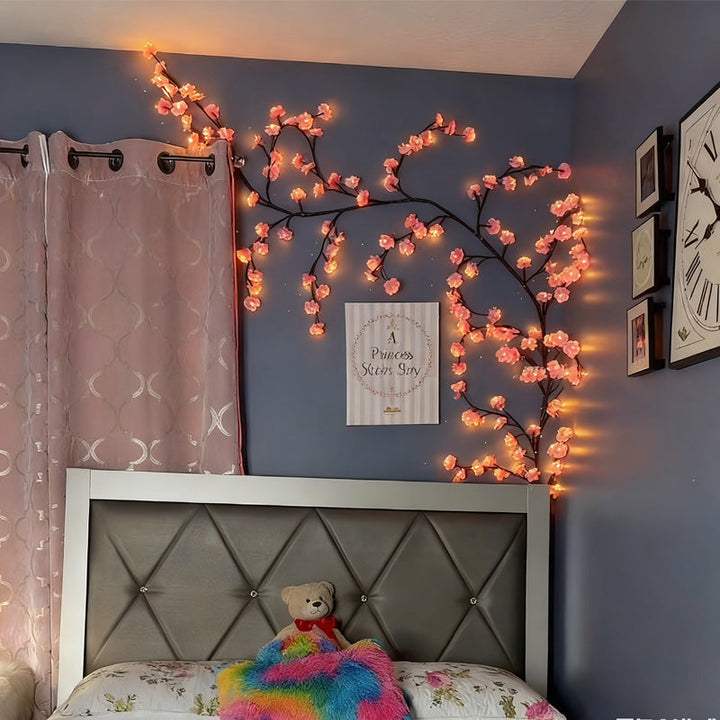 LED Mood Lighting Floral Vine Flexible USB Powered with Remote Control 5