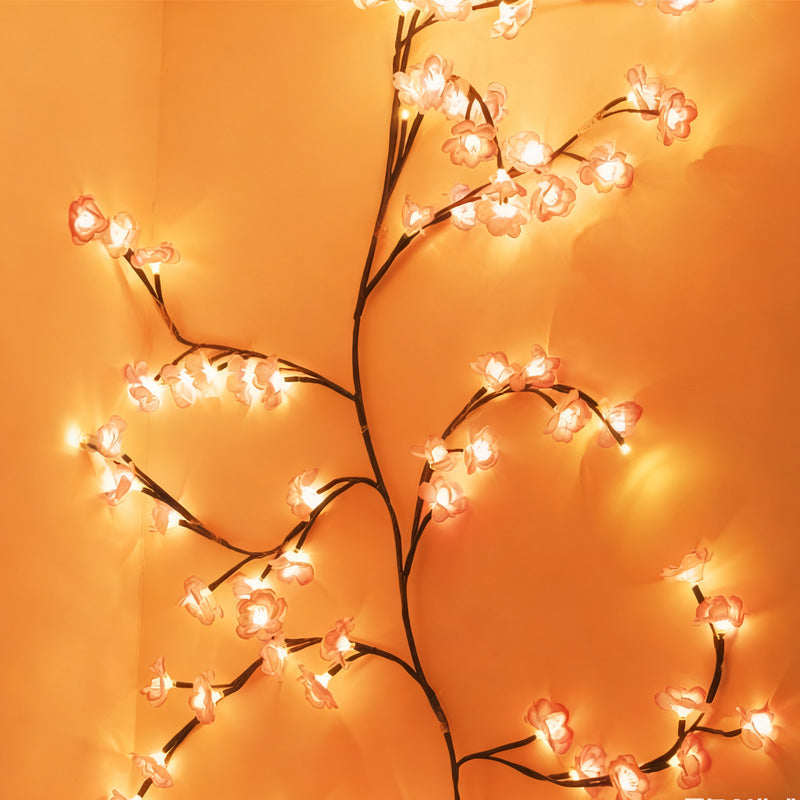 LED Mood Lighting Floral Vine Flexible USB Powered with Remote Control 4