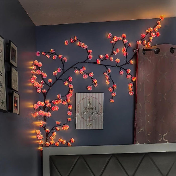 LED Mood Lighting Floral Vine Flexible USB Powered with Remote Control 7