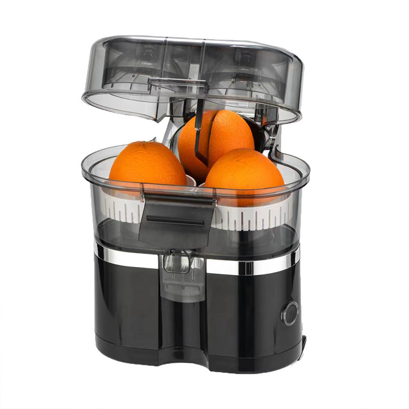 Automatic Dual Head Citrus Juicer | Black or White, 110V/220V | Pulp-Free Juice for Two Citrus Fruit Halves at Once 6