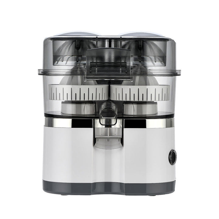 Automatic Dual Head Citrus Juicer | Black or White, 110V/220V | Pulp-Free Juice for Two Citrus Fruit Halves at Once 4