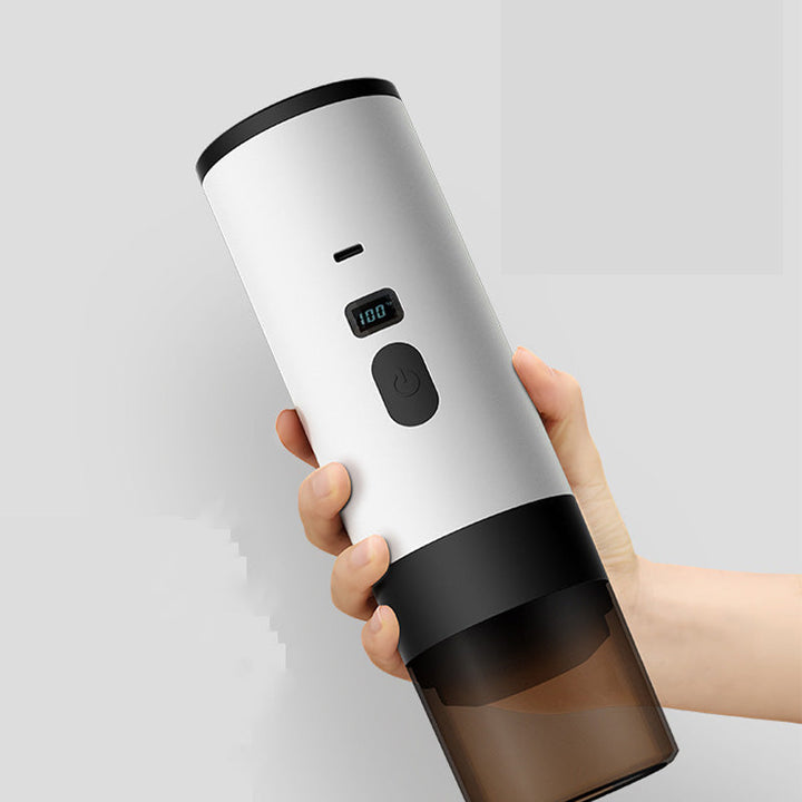 Portable Espresso Machine with LCD Display | Battery &amp; USB-C Rechargeable | 90 ml Tank, 6.5 x 24 cm, Travel Coffee Maker 8