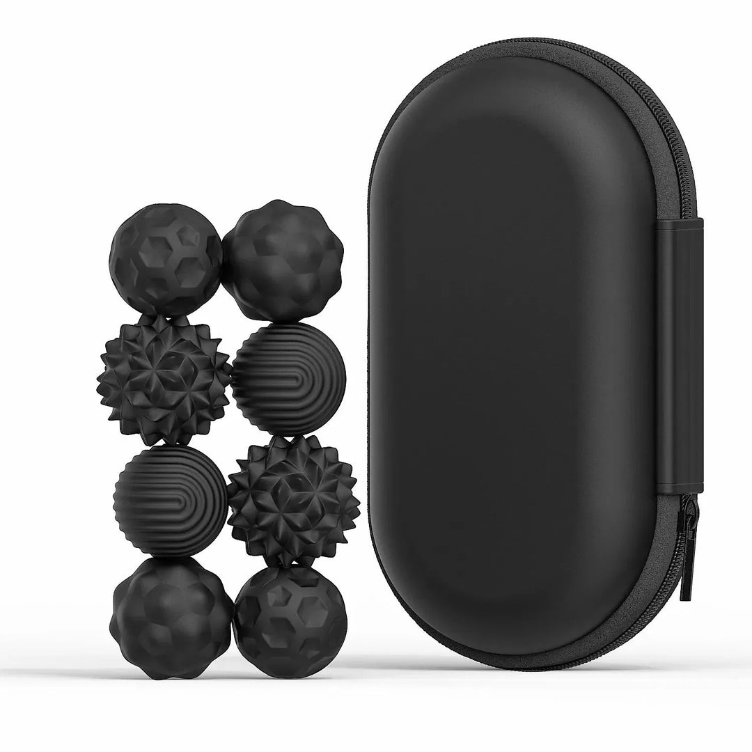 Anti-Stress Balls Set | Silicone Squeeze Balls for Hand Relaxation &amp; Grip Strength | Silent, Compact &amp; Pocket-Friendly 7