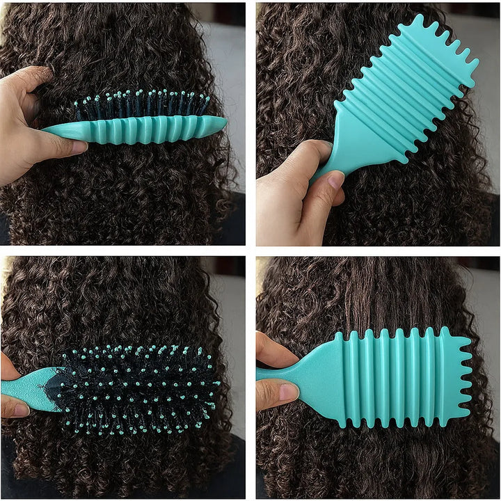 Anti-Frizz Detangling Hairbrush | Flexible Bristles for Pain-Free Brushing | Reduces Static for Smooth, Shiny Hair 3